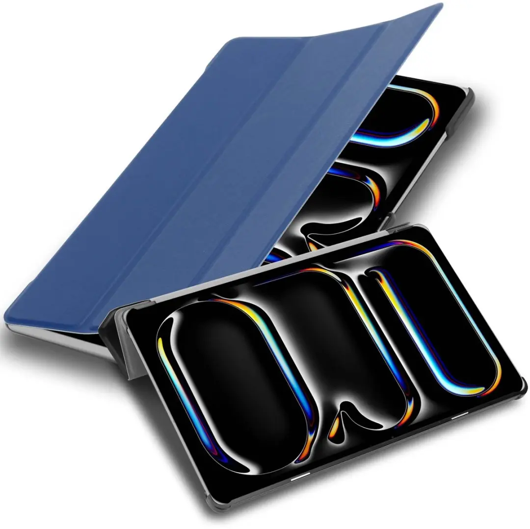 Cadorabo Tablet Hoesje geschikt voor iPad 11 Pro 2024 in Jersey donkerblauw