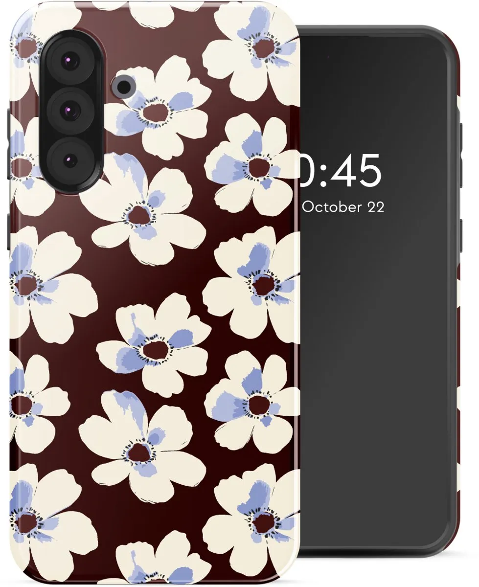 Selencia Hoesje Samsung Galaxy A36/A56 Choco Flower Pop
