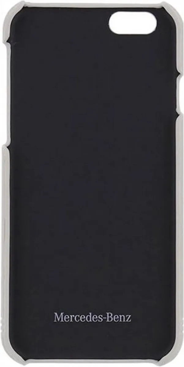Mercedes-Benz Pure Line Leather Back Case - iPhone 6/6S Plus Grijs - afbeelding 2 van 2