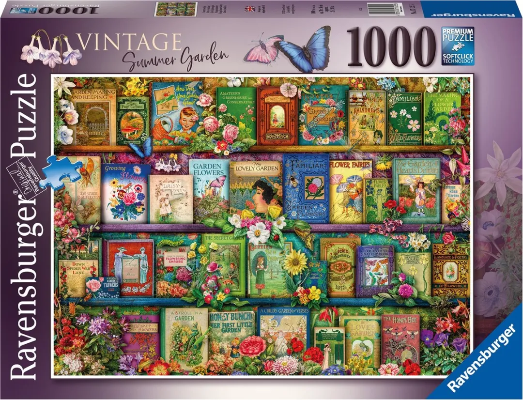 Ravensburger Vintage Tuinboeken Legpuzzel 1000 Stuks