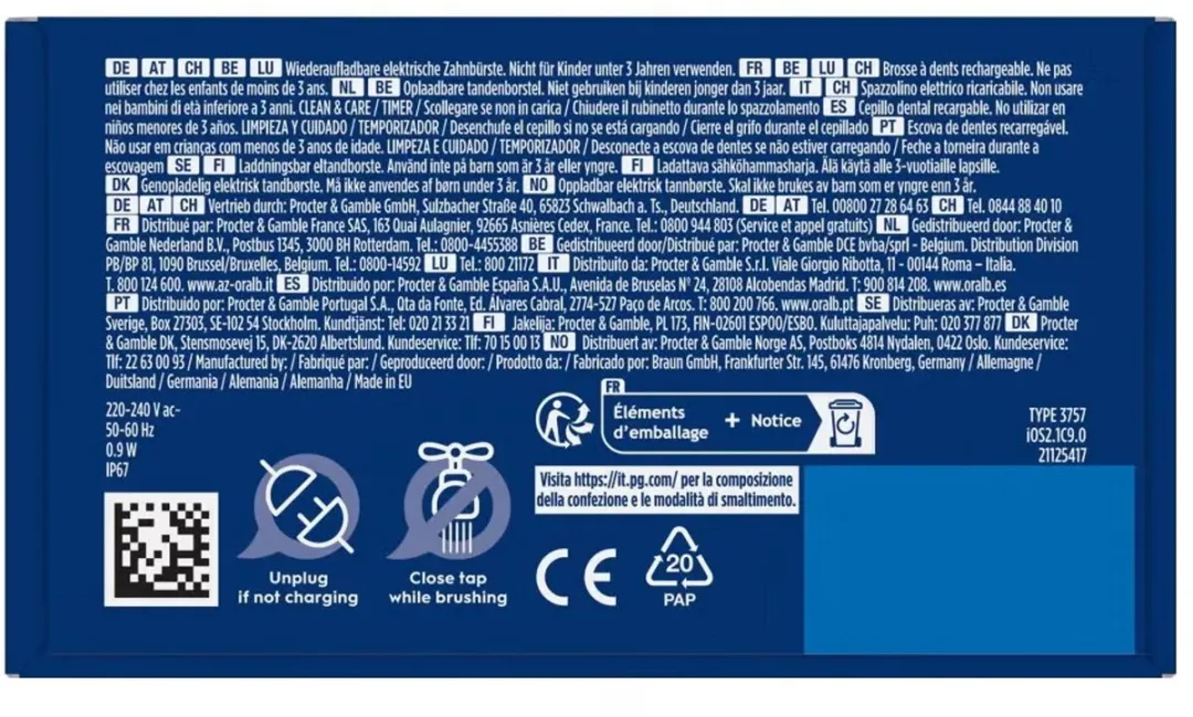 Oral-B iO Series 2 Elektrische Tandenborstel - Groen - 3 Snelheden