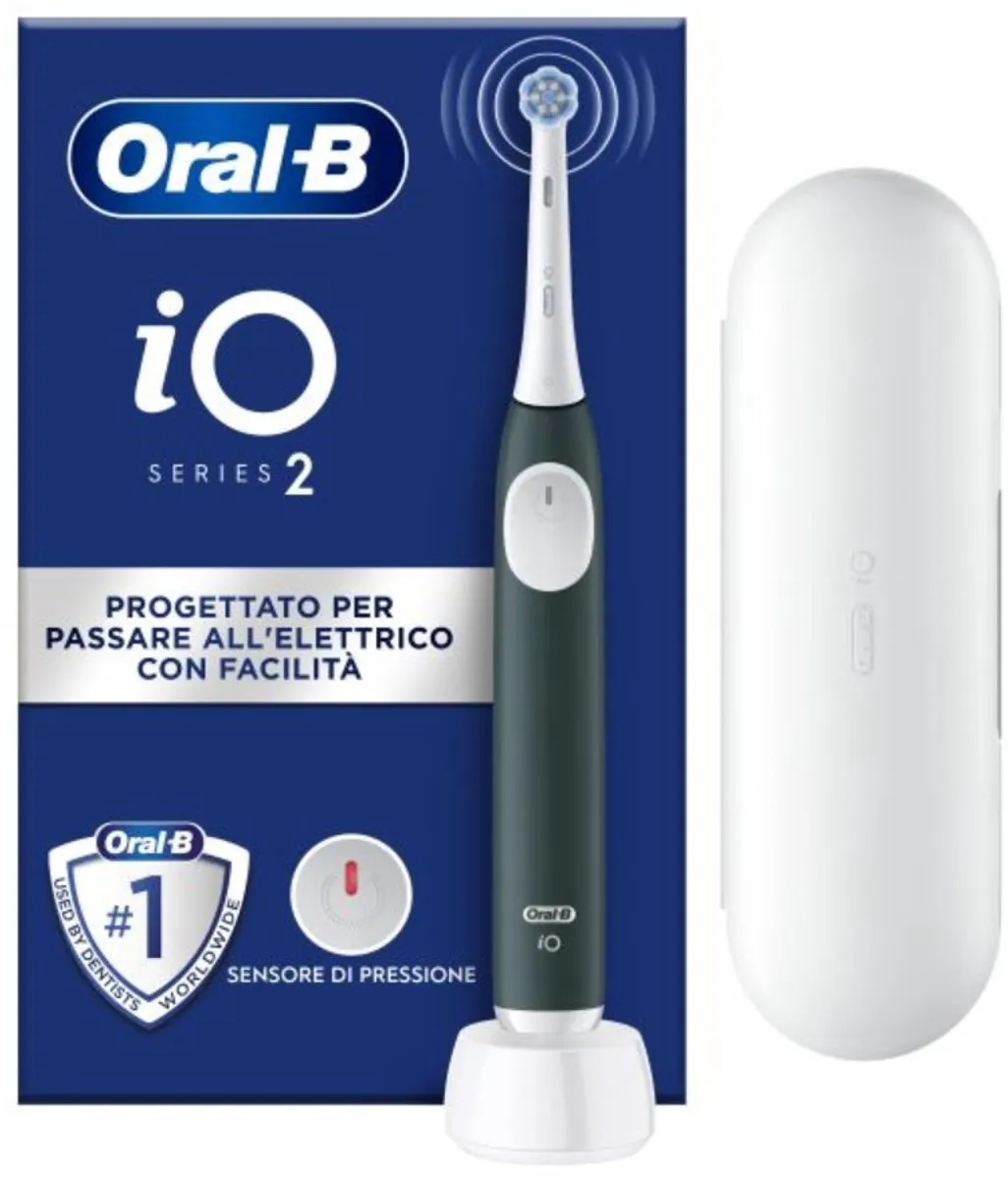 Oral-B iO Series 2 Elektrische Tandenborstel - Groen - 3 Snelheden