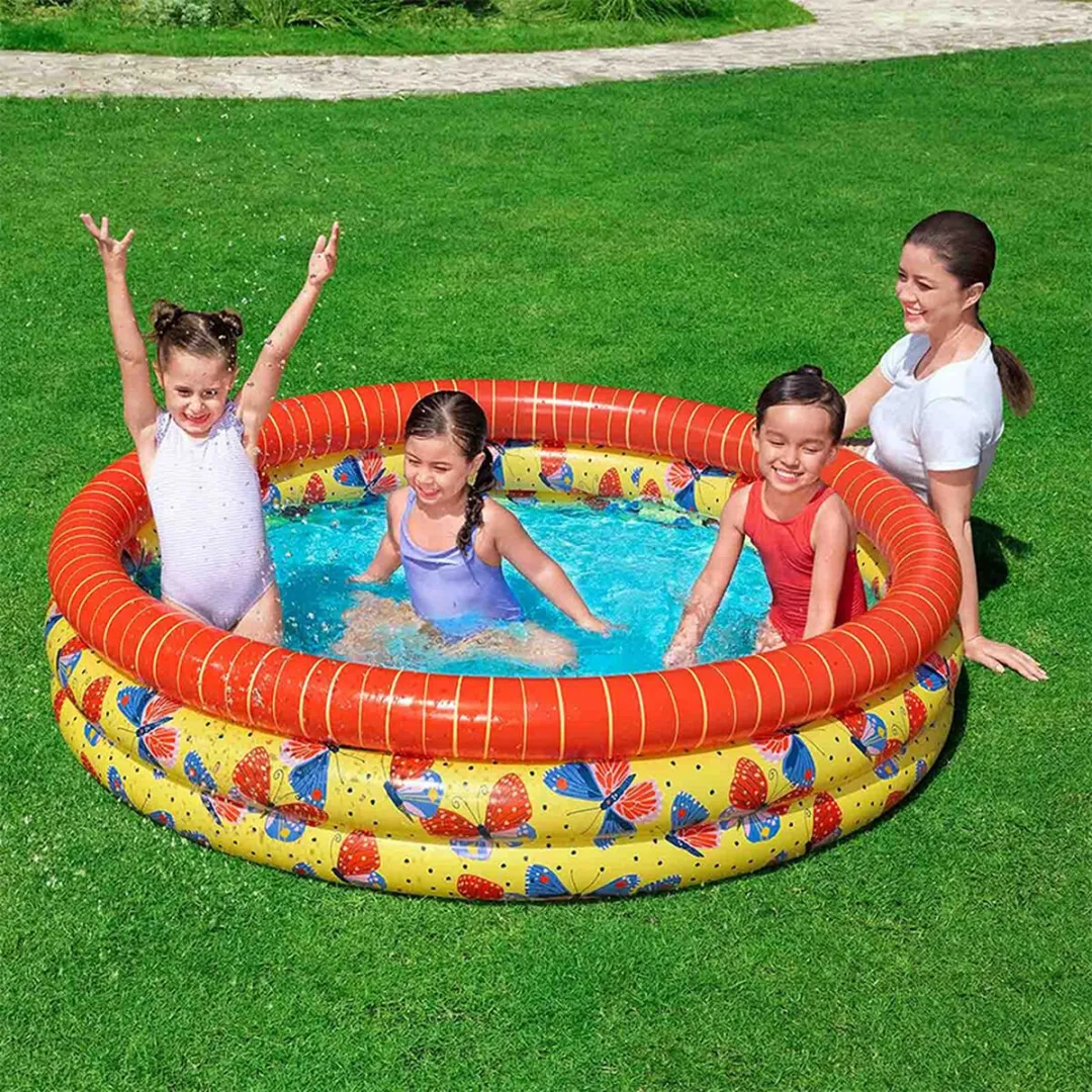 Bestway Vlinders Opblaasbaar Kinderzwembad 168x38cm