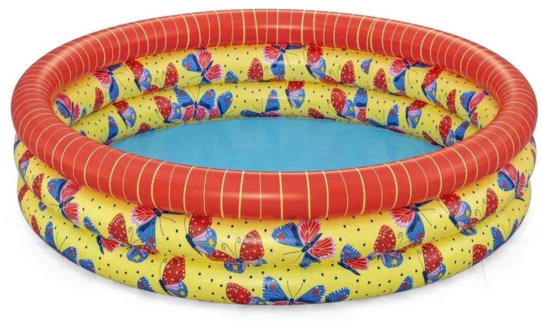 Bestway Vlinders Opblaasbaar Kinderzwembad 168x38cm - Multicolor