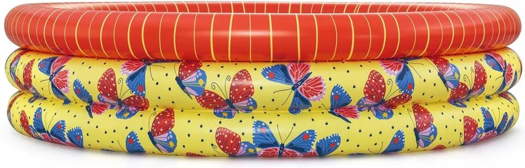 Bestway Vlinders Opblaasbaar Kinderzwembad 168x38cm - Multicolor