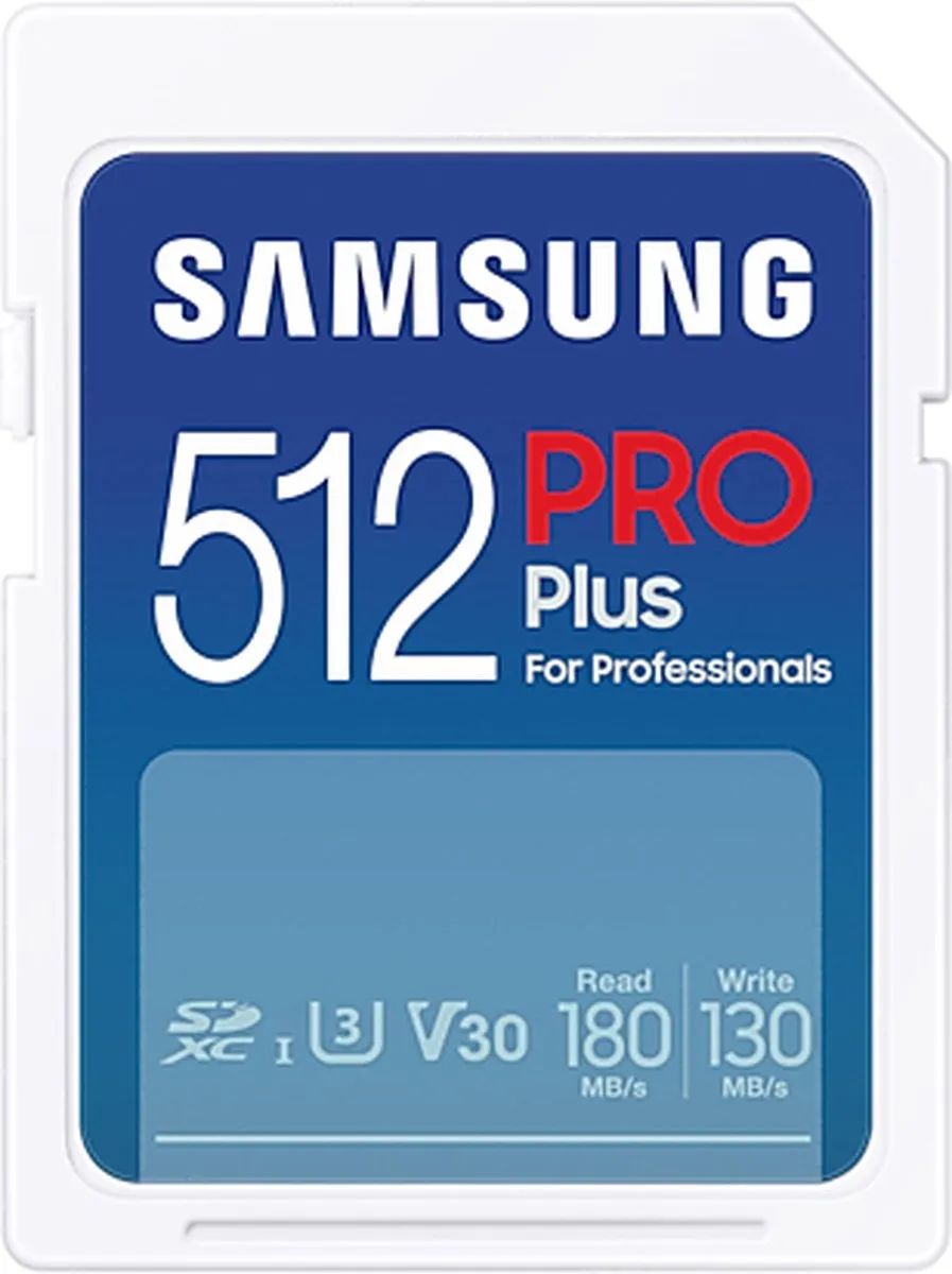 Samsung PRO Plus SD-kaart 512GB - 180/130 MB/s - afbeelding 6 van 6