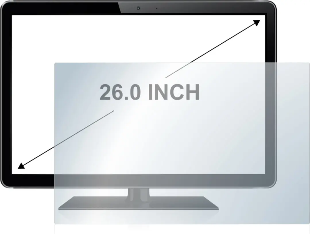 upscreen 2904006 Screenprotector 26 inch - Mat - afbeelding 5 van 6
