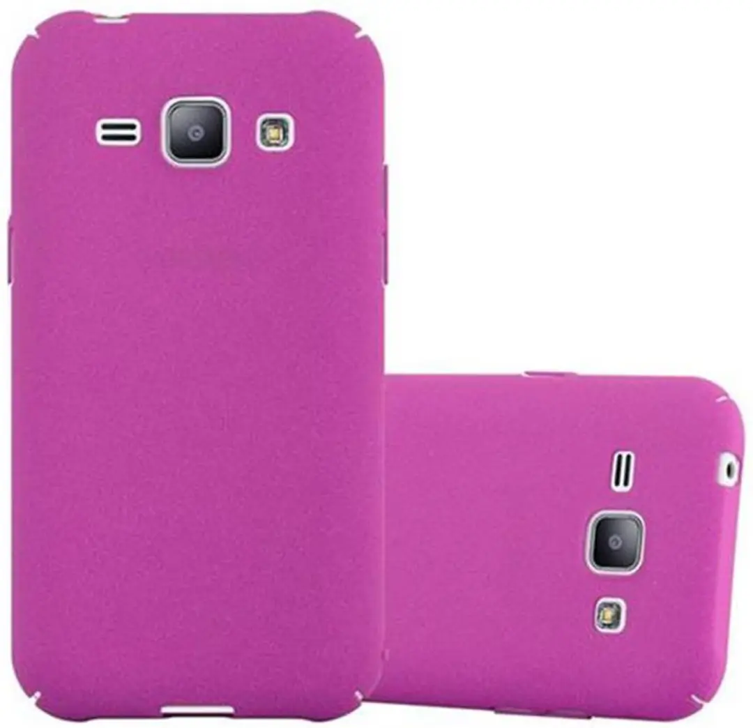 Cadorabo Hoesje geschikt voor Samsung Galaxy J1 2015 in FROSTY ROZE