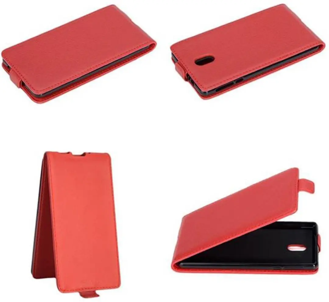 Cadorabo Hoesje geschikt voor Nokia 3 2017 in CHILI ROOD