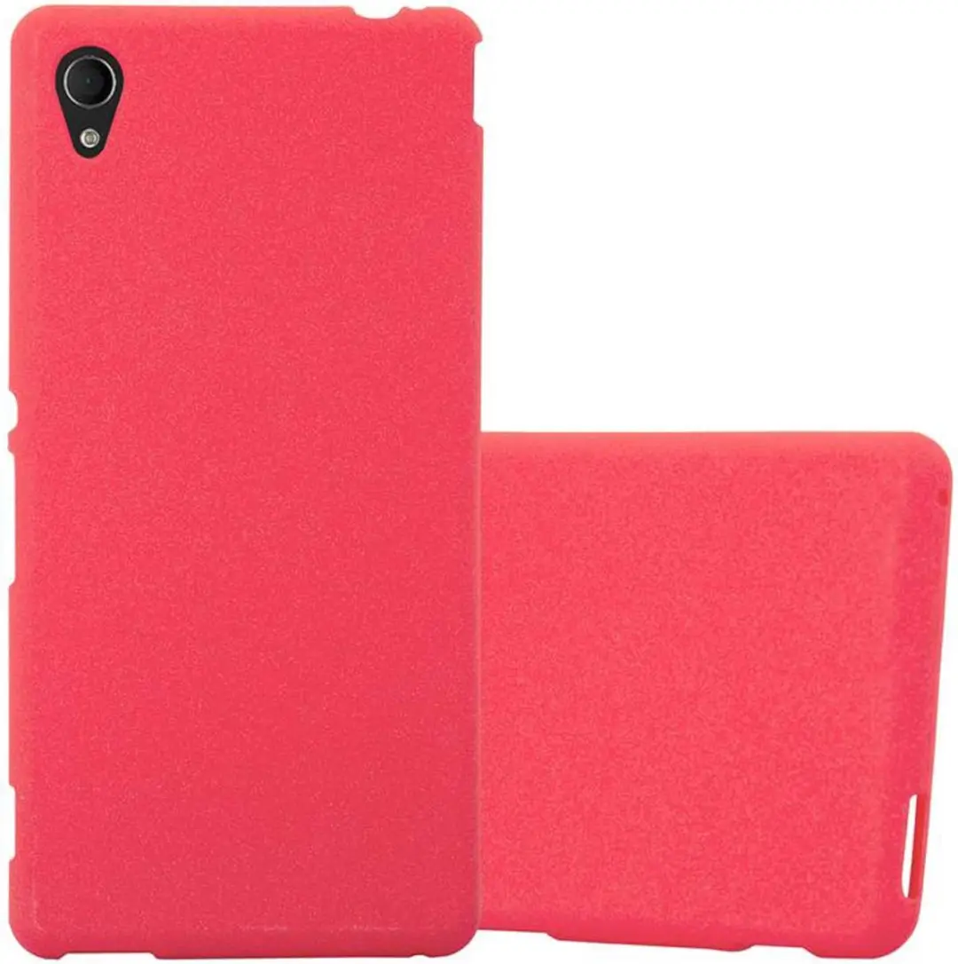 Cadorabo Hoesje geschikt voor Sony Xperia M4 AQUA in FROST ROOD