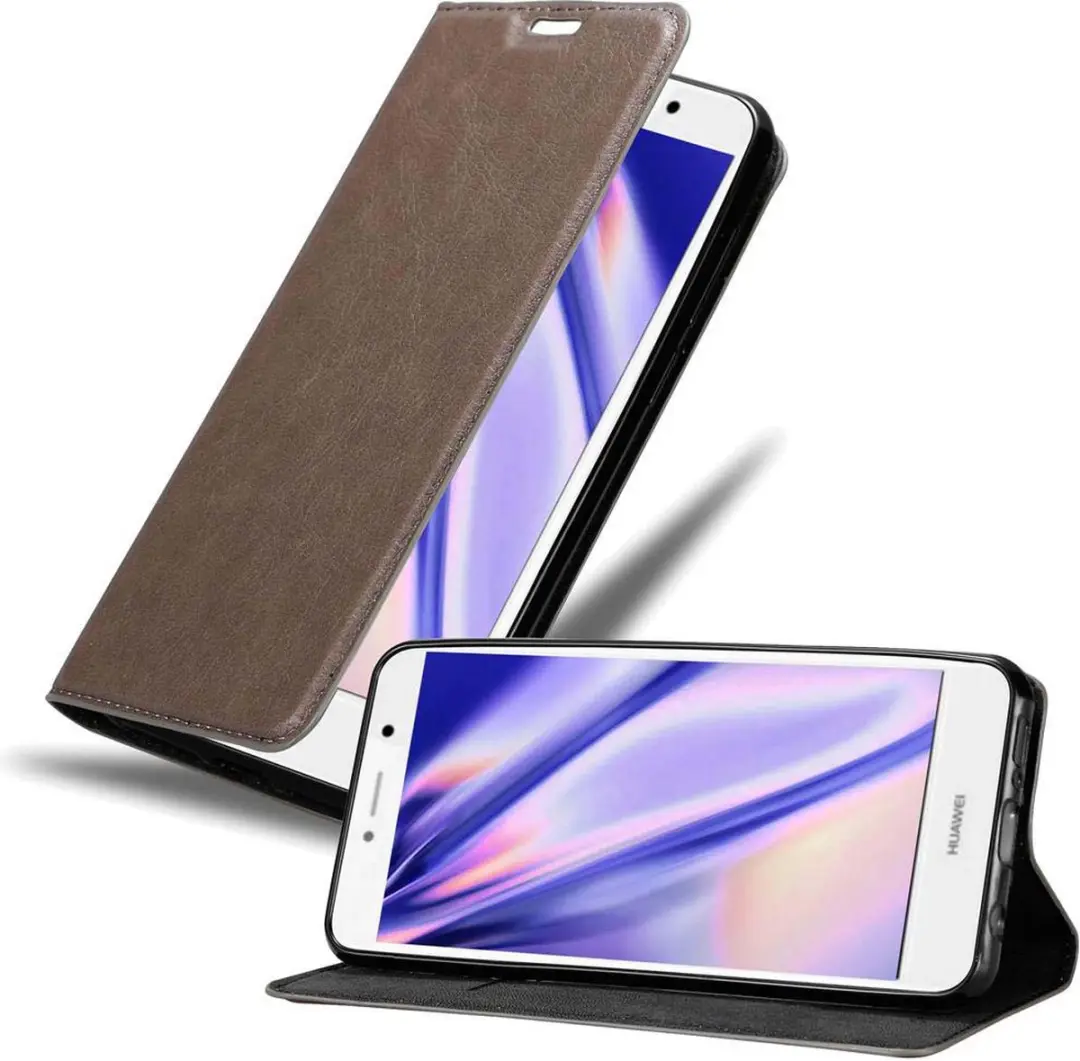 Cadorabo Hoesje geschikt voor Huawei Enjoy 7 PLUS in KOFFIE BRUIN