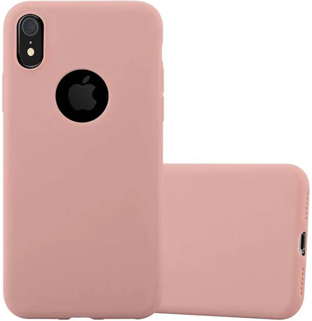 Cadorabo Hoesje geschikt voor Apple iPhone XR in CANDY ROZE