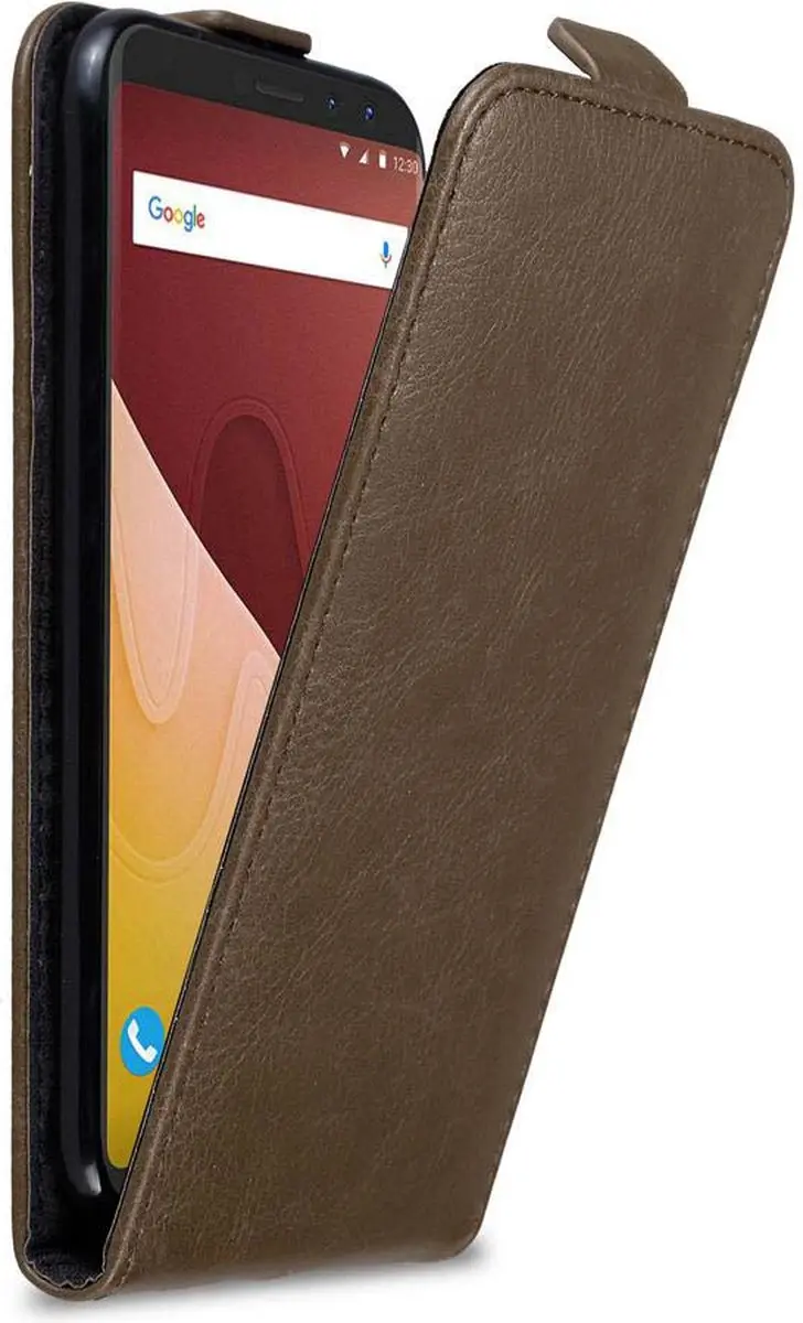 Cadorabo Hoesje geschikt voor WIKO VIEW GO in KOFFIE BRUIN