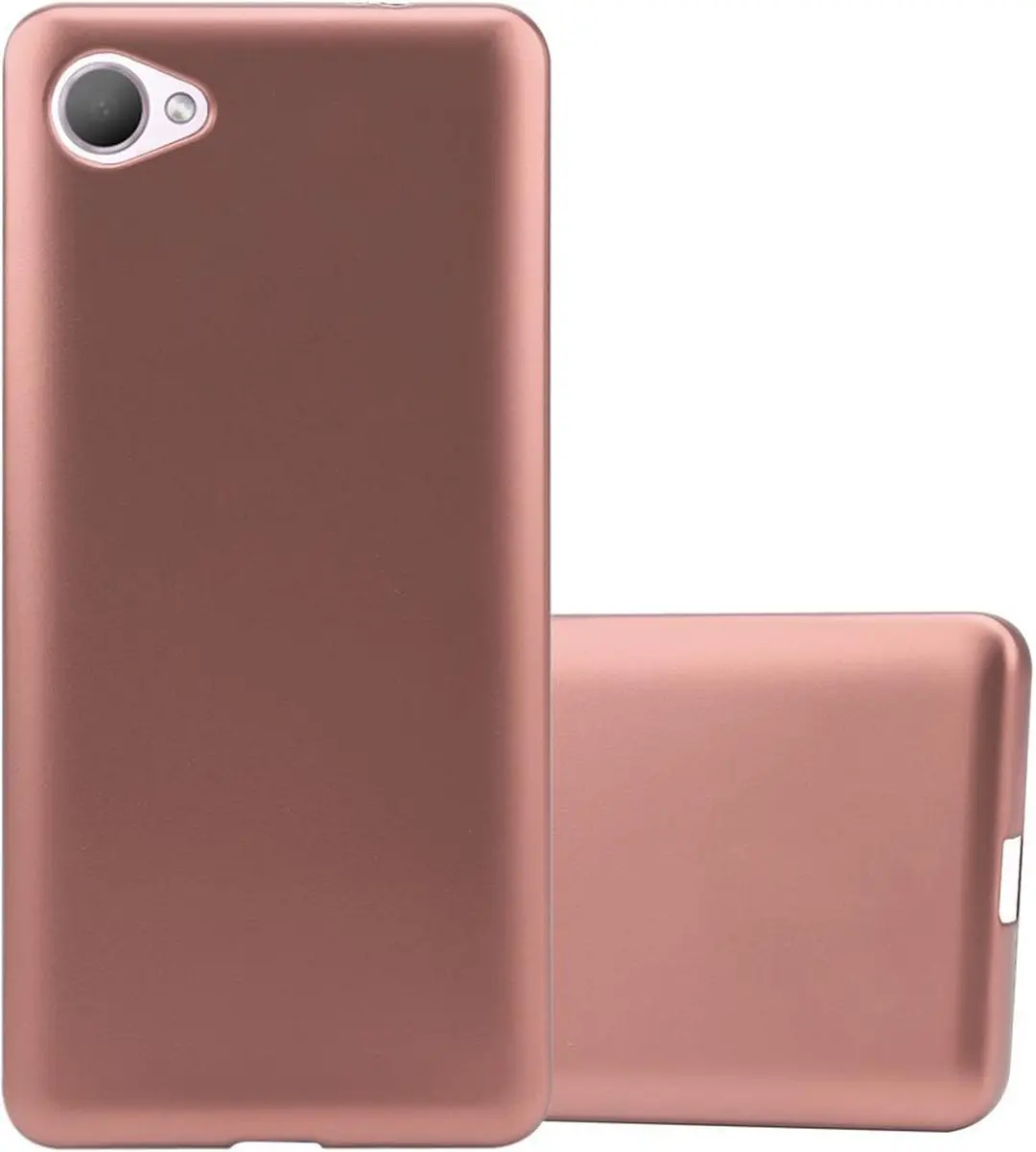 Cadorabo Hoesje geschikt voor HTC Desire 12 in METALLIC ROSE GOUD
