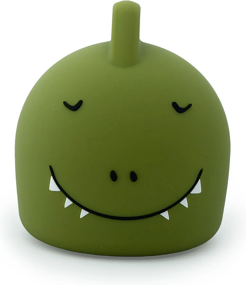 Trixie Mr. Dino Nachtlamp Groen - Warm wit licht
