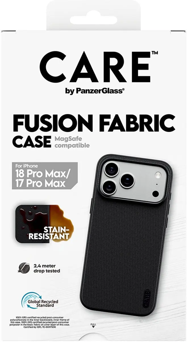PanzerGlass CARE Flagship Woven Hoesje iPhone 17/18 Pro Max - afbeelding 3 van 6