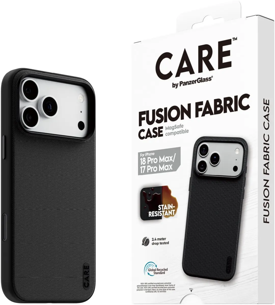 PanzerGlass CARE Flagship Woven Hoesje iPhone 17/18 Pro Max - afbeelding 2 van 6
