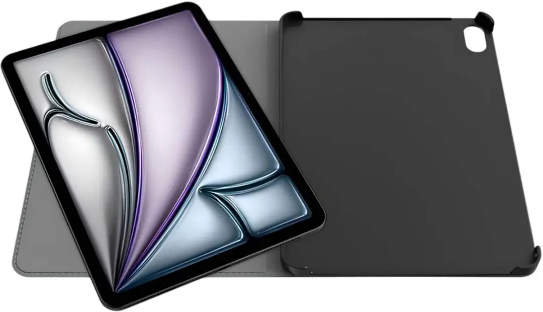 Gecko Covers iPad Air 11 Hoes Cactusleer - Zwart - afbeelding 6 van 6