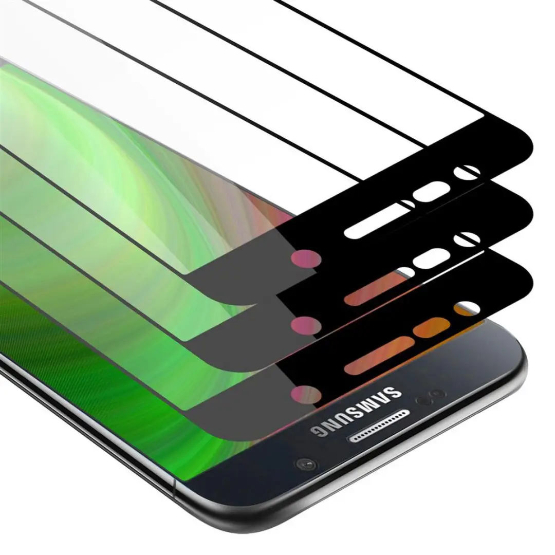 Cadorabo 3x Screenprotector geschikt voor Samsung Galaxy NOTE 5 Volledig scherm