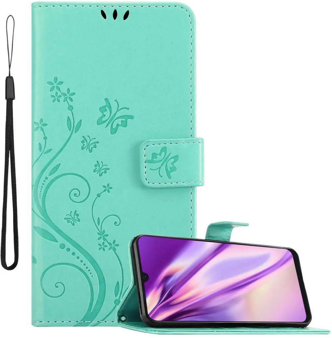 Cadorabo Hoesje geschikt voor Samsung Galaxy A50 4G / A50s / A30s in BLOEMEN TUR