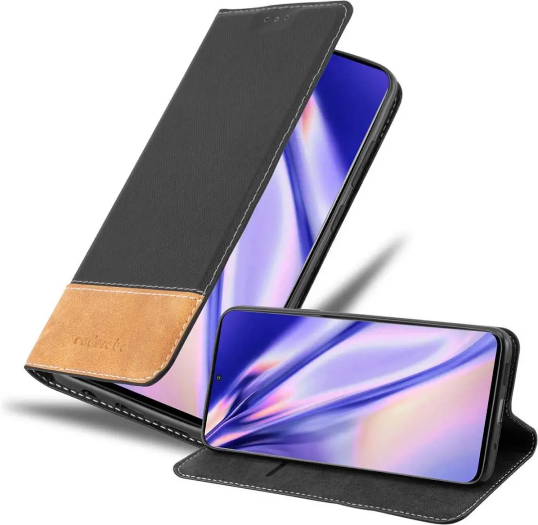 Cadorabo Hoesje geschikt voor Samsung Galaxy S20 in ZWART BRUIN