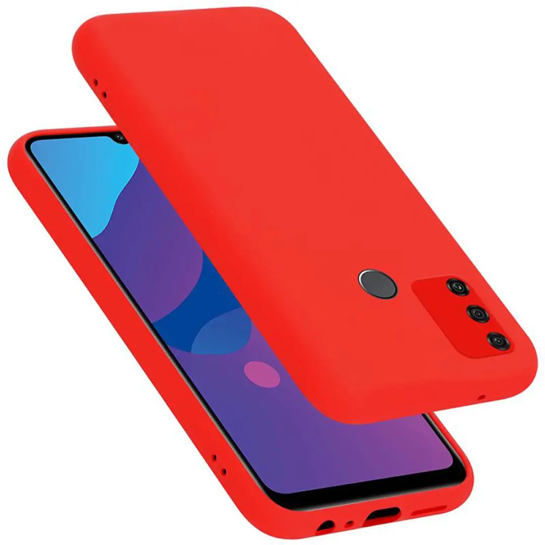 Cadorabo Hoesje geschikt voor Honor 9A in LIQUID ROOD