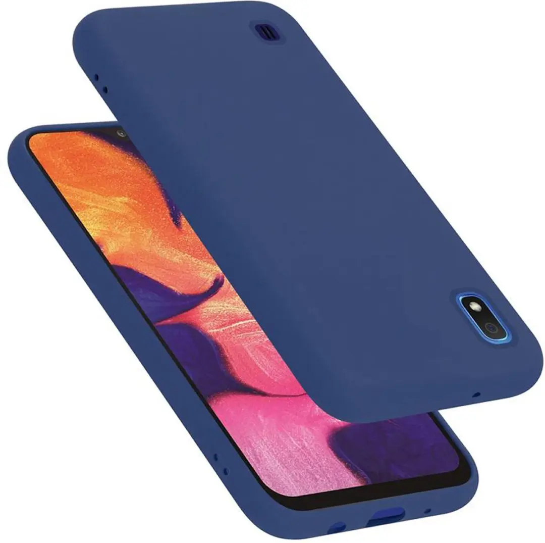 Cadorabo Hoesje geschikt voor Samsung Galaxy A10 / M10 in LIQUID BLAUW
