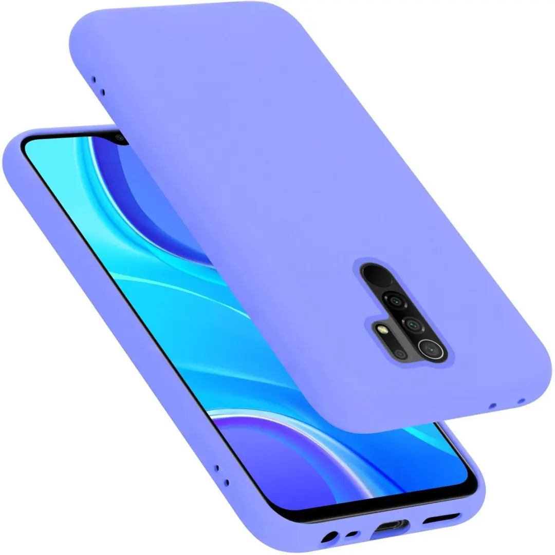Cadorabo Hoesje geschikt voor Xiaomi RedMi 9 in LIQUID LICHT PAARS