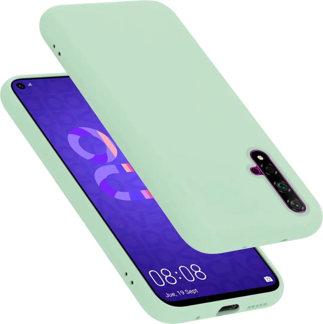 Cadorabo Hoesje geschikt voor Honor 20 / 20S / Huawei NOVA 5T in LIQUID LICHT GR
