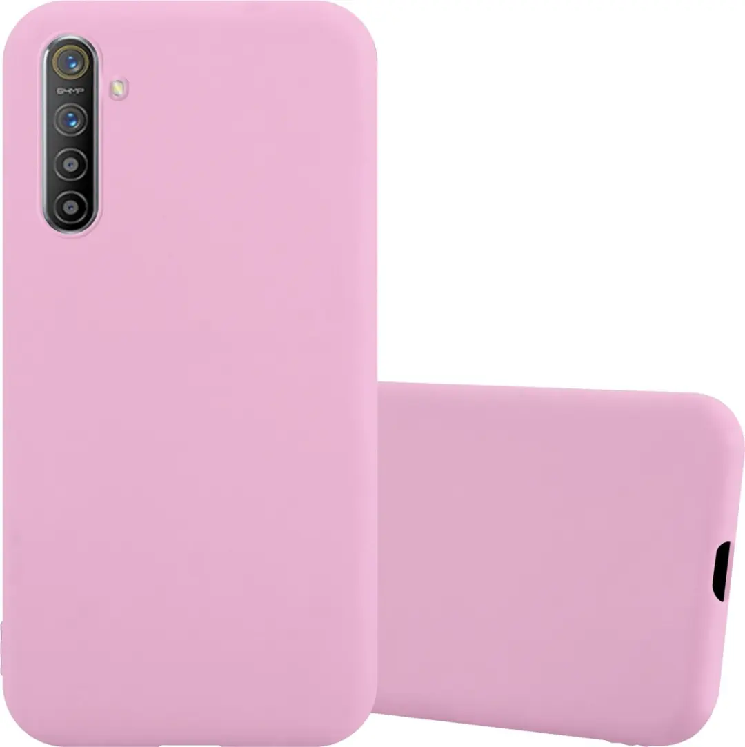 Cadorabo Hoesje geschikt voor Realme X2 / XT / Oppo K5 in CANDY ROZE
