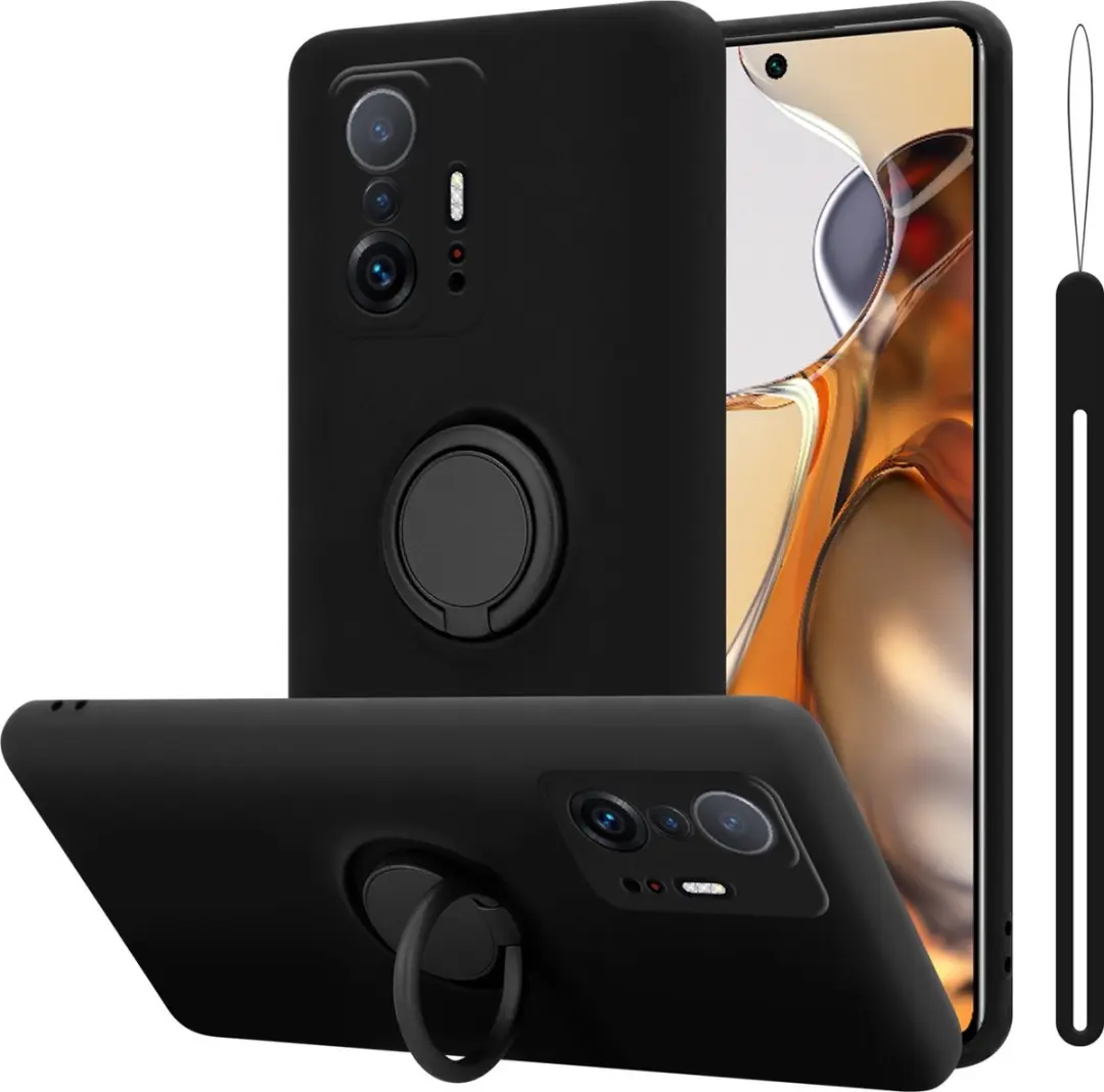 Cadorabo Hoesje geschikt voor Xiaomi 11T / 11T PRO in LIQUID ZWART