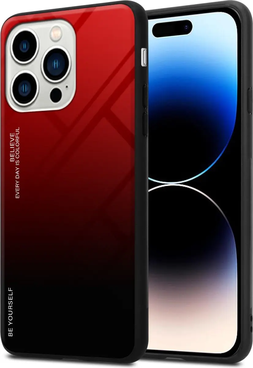 Cadorabo Hoesje geschikt voor Apple iPhone 14 PRO MAX in ROOD