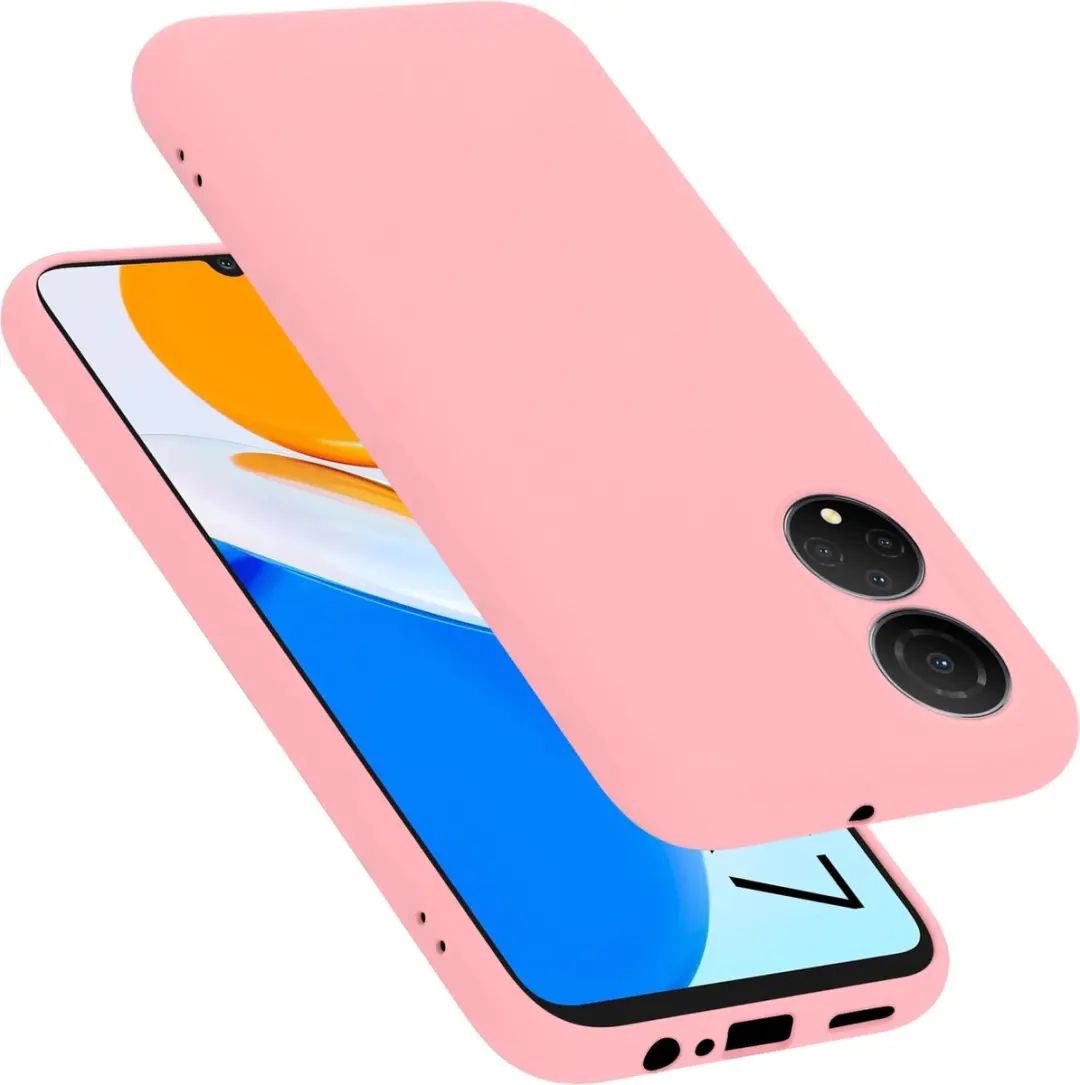Cadorabo Hoesje geschikt voor Honor X7 in LIQUID ROZE