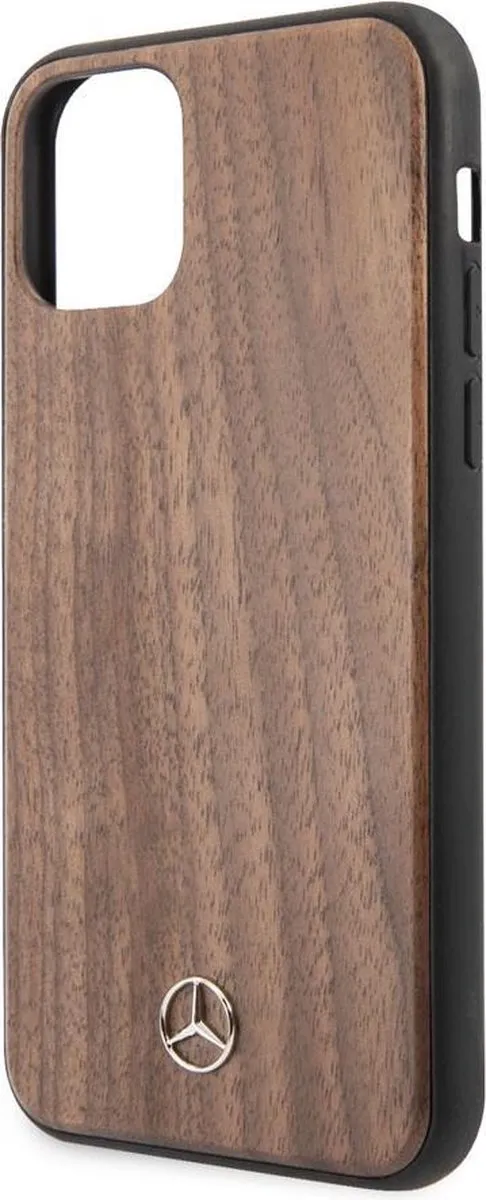 Mercedes-Benz iPhone 11 Pro Max Hoesje Lichtbruin Houtlook - afbeelding 4 van 6