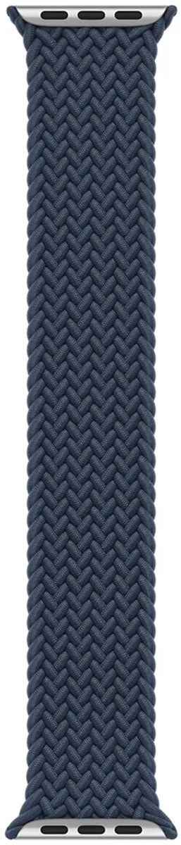 Apple Gevlochten Solobandje Abyss Blue - 38/40/41/42mm