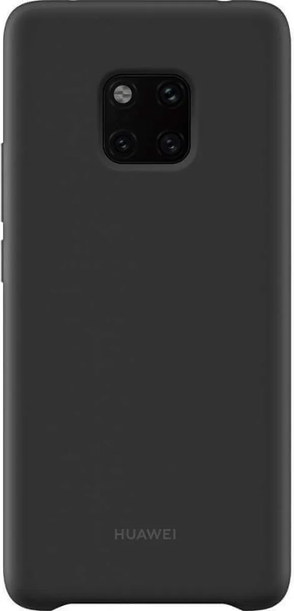 Huawei Mate 20 Pro Silicone Hoesje - Zwart