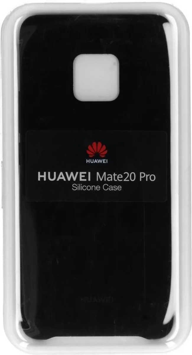 Huawei Mate 20 Pro Silicone Hoesje - Zwart