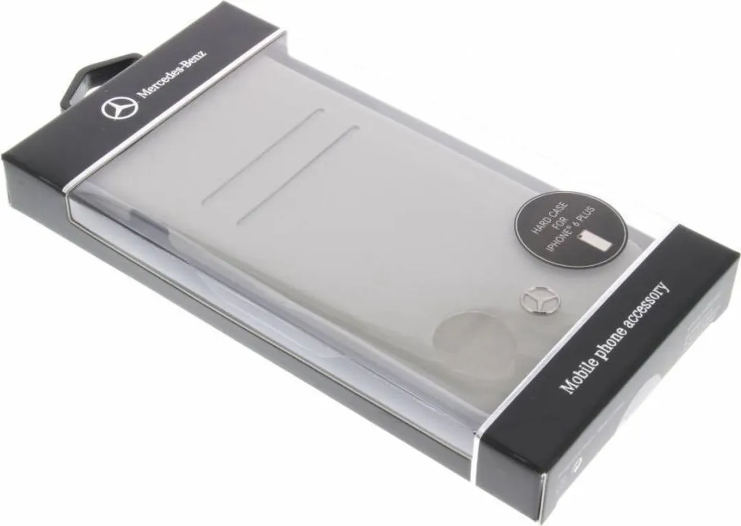 Mercedes-Benz Pure Line Card Slot Back Case - iPhone 6/6S Plus MEHCP6LPLGR - Grijs - afbeelding 5 van 5