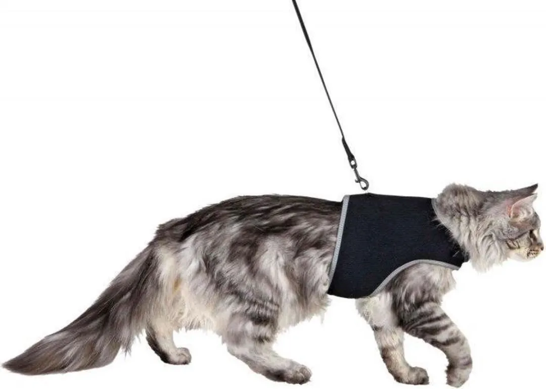 Trixie Soft Kattentuig - Zwart 1,2m