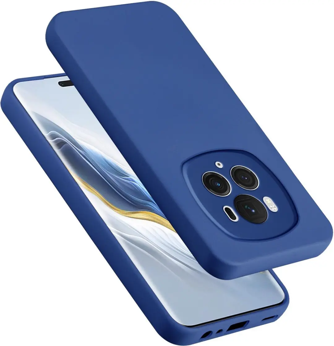 Cadorabo Hoesje geschikt voor Honor Magic 6 Pro in LIQUID BLAUW
