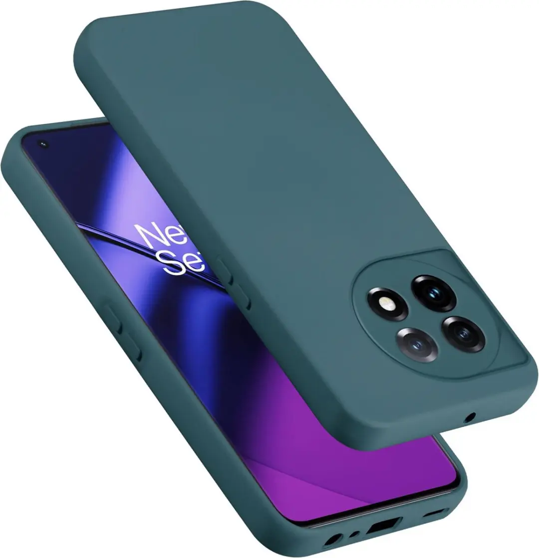 Cadorabo Hoesje geschikt voor OnePlus 11 5G in LIQUID GROEN