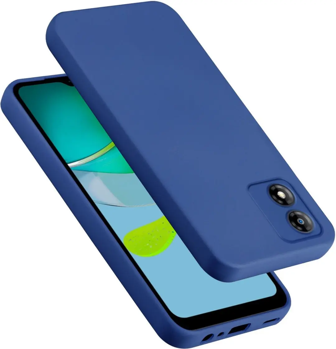 Cadorabo Hoesje geschikt voor Motorola Moto E13 in LIQUID BLAUW