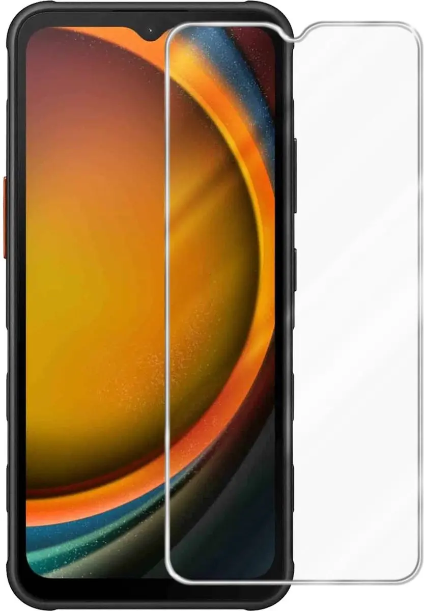 Cadorabo Screenprotector geschikt voor Samsung Xcover 7 - Pantser film Beschermende film in KRISTALHELDER Geharde (Tempered) display beschermglas in 9H hardheid met 3D Touch