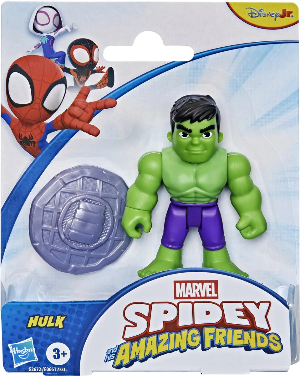 Marvel Spidey and His Amazing Friends Hulk Actiefiguur 23cm - Multi