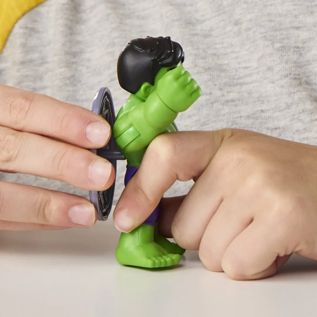 Marvel Spidey and His Amazing Friends Hulk Actiefiguur 23cm - Multi - afbeelding 6 van 6