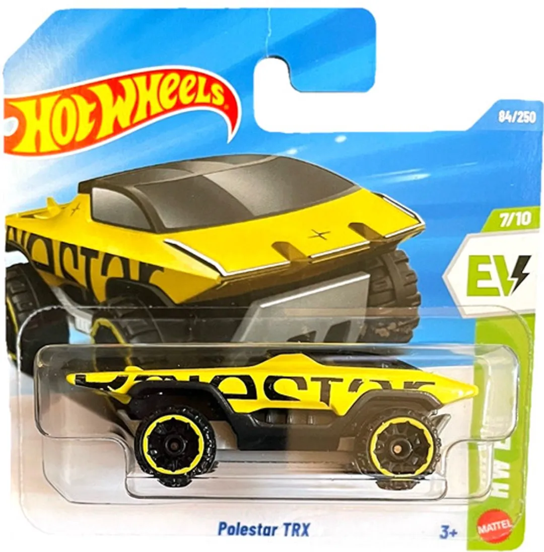 Hot Wheels Polestar TRX Geel 1:64