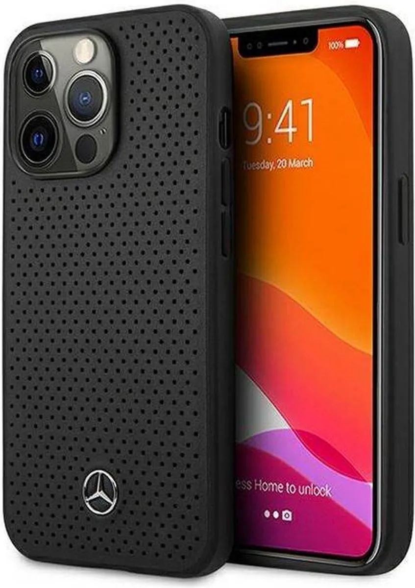 Mercedes-Benz Perforated Back Case voor iPhone 14 Pro