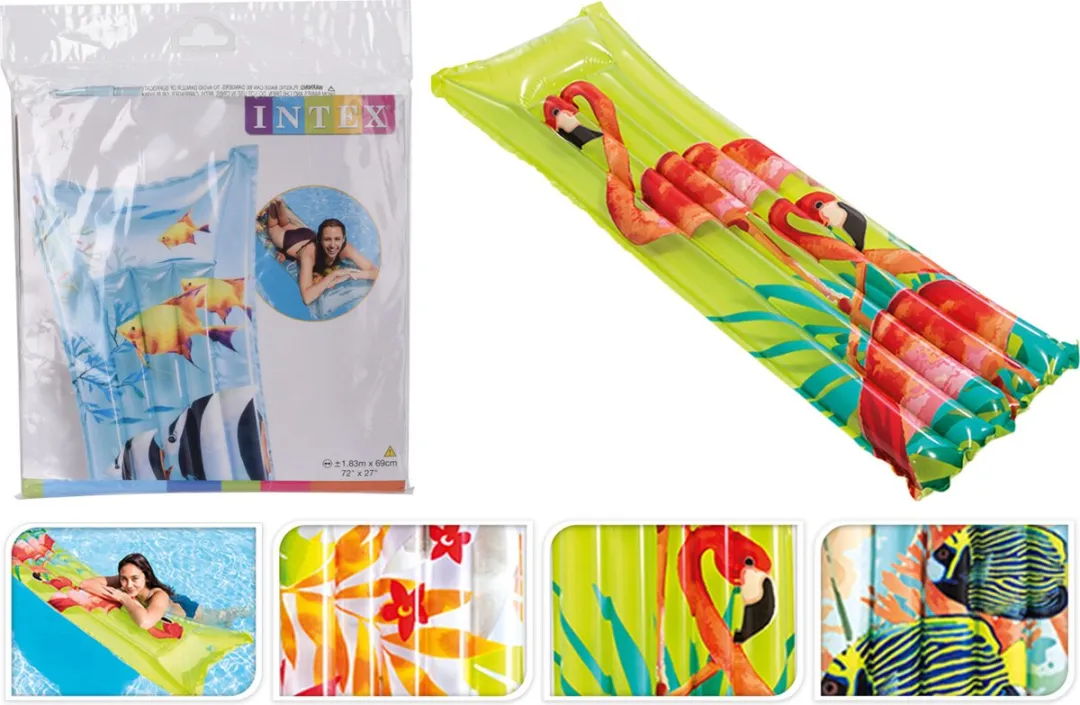 Intex 0774057 Luchtbed - 183x69cm - Lichtgrijs