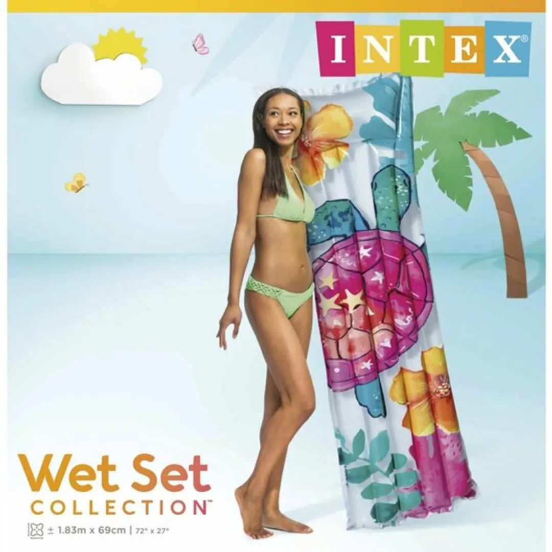 Intex 0774057 Luchtbed - 183x69cm - Lichtgrijs