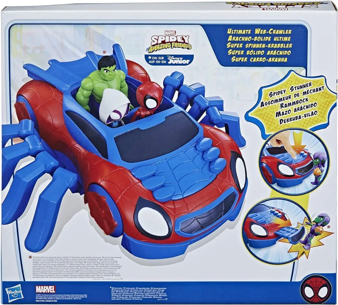 Marvel Spiderman Amazing Friends Web Crawler Blauw